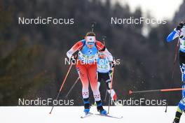 14.01.2023, Ruhpolding, Germany (GER): Nadia Moser (CAN) - IBU World Cup Biathlon, relay women, Ruhpolding (GER). www.nordicfocus.com. © Manzoni/NordicFocus. Every downloaded picture is fee-liable.