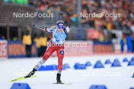 14.01.2023, Ruhpolding, Germany (GER): Lisa Theresa Hauser (AUT) - IBU World Cup Biathlon, relay women, Ruhpolding (GER). www.nordicfocus.com. © Manzoni/NordicFocus. Every downloaded picture is fee-liable.