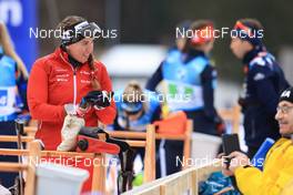 14.01.2023, Ruhpolding, Germany (GER): Lena Haecki Gross (SUI) - IBU World Cup Biathlon, relay women, Ruhpolding (GER). www.nordicfocus.com. © Manzoni/NordicFocus. Every downloaded picture is fee-liable.