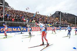 14.01.2023, Ruhpolding, Germany (GER): Lou Jeanmonnot (FRA), Mona Brorsson (SWE), Anna Weidel (GER), Amy Baserga (SUI), Karoline Offigstad Knotten (NOR), Suvi Minkkinen (FIN), (l-r) - IBU World Cup Biathlon, relay women, Ruhpolding (GER). www.nordicfocus.com. © Manzoni/NordicFocus. Every downloaded picture is fee-liable.
