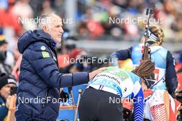 14.01.2023, Ruhpolding, Germany (GER): Jean Paul Giachino (FRA), coach Team France - IBU World Cup Biathlon, relay women, Ruhpolding (GER). www.nordicfocus.com. © Manzoni/NordicFocus. Every downloaded picture is fee-liable.