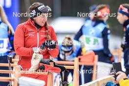 14.01.2023, Ruhpolding, Germany (GER): Lena Haecki-Gross (SUI) - IBU World Cup Biathlon, relay women, Ruhpolding (GER). www.nordicfocus.com. © Manzoni/NordicFocus. Every downloaded picture is fee-liable.