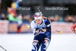 14.01.2023, Ruhpolding, Germany (GER): Erika Janka (FIN) - IBU World Cup Biathlon, relay women, Ruhpolding (GER). www.nordicfocus.com. © Manzoni/NordicFocus. Every downloaded picture is fee-liable.
