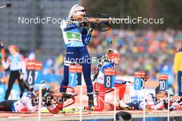 14.01.2023, Ruhpolding, Germany (GER): Mari Eder (FIN) - IBU World Cup Biathlon, relay women, Ruhpolding (GER). www.nordicfocus.com. © Manzoni/NordicFocus. Every downloaded picture is fee-liable.