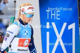 14.01.2023, Ruhpolding, Germany (GER): Suvi Minkkinen (FIN) - IBU World Cup Biathlon, relay women, Ruhpolding (GER). www.nordicfocus.com. © Manzoni/NordicFocus. Every downloaded picture is fee-liable.