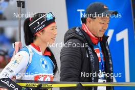14.01.2023, Ruhpolding, Germany (GER): Fuyuko Tachizaki (JPN) - IBU World Cup Biathlon, relay women, Ruhpolding (GER). www.nordicfocus.com. © Manzoni/NordicFocus. Every downloaded picture is fee-liable.