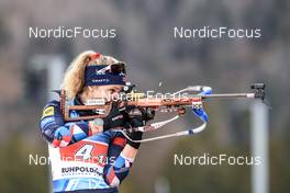 14.01.2023, Ruhpolding, Germany (GER): Karoline Offigstad Knotten (NOR) - IBU World Cup Biathlon, relay women, Ruhpolding (GER). www.nordicfocus.com. © Manzoni/NordicFocus. Every downloaded picture is fee-liable.