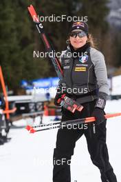 10.01.2023, Ruhpolding, Germany (GER): Dorothea Wierer (ITA) - IBU World Cup Biathlon, training, Ruhpolding (GER). www.nordicfocus.com. © Manzoni/NordicFocus. Every downloaded picture is fee-liable.