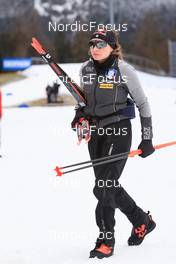 10.01.2023, Ruhpolding, Germany (GER): Dorothea Wierer (ITA) - IBU World Cup Biathlon, training, Ruhpolding (GER). www.nordicfocus.com. © Manzoni/NordicFocus. Every downloaded picture is fee-liable.
