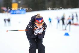 10.01.2023, Ruhpolding, Germany (GER): Ekaterina Avvakumova (KOR) - IBU World Cup Biathlon, training, Ruhpolding (GER). www.nordicfocus.com. © Manzoni/NordicFocus. Every downloaded picture is fee-liable.
