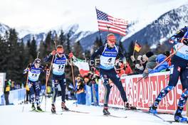 21.01.2023, Antholz, Italy (ITA): Benedikt Doll (GER), Roman Rees (GER), (l-r) - IBU World Cup Biathlon, pursuit men, Antholz (ITA). www.nordicfocus.com. © Manzoni/NordicFocus. Every downloaded picture is fee-liable.