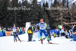 21.01.2023, Antholz, Italy (ITA): Miha Dovzan (SLO) - IBU World Cup Biathlon, pursuit men, Antholz (ITA). www.nordicfocus.com. © Manzoni/NordicFocus. Every downloaded picture is fee-liable.