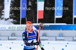 21.01.2023, Antholz, Italy (ITA): Roman Rees (GER) - IBU World Cup Biathlon, pursuit men, Antholz (ITA). www.nordicfocus.com. © Manzoni/NordicFocus. Every downloaded picture is fee-liable.