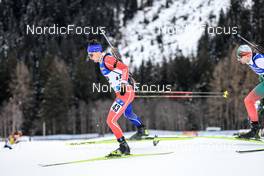 21.01.2023, Antholz, Italy (ITA): Oscar Lombardot (FRA) - IBU World Cup Biathlon, pursuit men, Antholz (ITA). www.nordicfocus.com. © Manzoni/NordicFocus. Every downloaded picture is fee-liable.