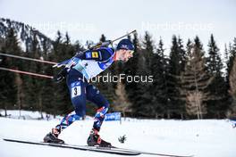 21.01.2023, Antholz, Italy (ITA): Sturla Holm Laegreid (NOR) - IBU World Cup Biathlon, pursuit men, Antholz (ITA). www.nordicfocus.com. © Manzoni/NordicFocus. Every downloaded picture is fee-liable.
