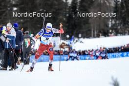 21.01.2023, Antholz, Italy (ITA): Simon Eder (AUT) - IBU World Cup Biathlon, pursuit men, Antholz (ITA). www.nordicfocus.com. © Manzoni/NordicFocus. Every downloaded picture is fee-liable.