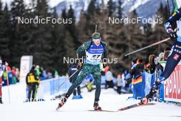21.01.2023, Antholz, Italy (ITA): Karol Dombrovski (LTU) - IBU World Cup Biathlon, pursuit men, Antholz (ITA). www.nordicfocus.com. © Manzoni/NordicFocus. Every downloaded picture is fee-liable.