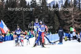 21.01.2023, Antholz, Italy (ITA): Quentin Fillon Maillet (FRA) - IBU World Cup Biathlon, pursuit men, Antholz (ITA). www.nordicfocus.com. © Manzoni/NordicFocus. Every downloaded picture is fee-liable.