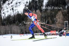 21.01.2023, Antholz, Italy (ITA): Quentin Fillon Maillet (FRA) - IBU World Cup Biathlon, pursuit men, Antholz (ITA). www.nordicfocus.com. © Manzoni/NordicFocus. Every downloaded picture is fee-liable.