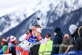 21.01.2023, Antholz, Italy (ITA): Christian Gow (CAN) - IBU World Cup Biathlon, pursuit men, Antholz (ITA). www.nordicfocus.com. © Manzoni/NordicFocus. Every downloaded picture is fee-liable.