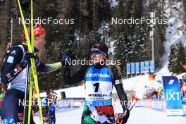 21.01.2023, Antholz, Italy (ITA): Denise Herrmann-Wick (GER), Dorothea Wierer (ITA), (l-r) - IBU World Cup Biathlon, pursuit women, Antholz (ITA). www.nordicfocus.com. © Manzoni/NordicFocus. Every downloaded picture is fee-liable.