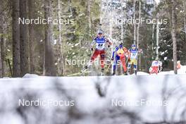 21.01.2023, Antholz, Italy (ITA): Dunja Zdouc (AUT), Julia Simon (FRA), (l-r) - IBU World Cup Biathlon, pursuit women, Antholz (ITA). www.nordicfocus.com. © Manzoni/NordicFocus. Every downloaded picture is fee-liable.
