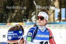 21.01.2023, Antholz, Italy (ITA): Lou Jeanmonnot (FRA) - IBU World Cup Biathlon, pursuit women, Antholz (ITA). www.nordicfocus.com. © Manzoni/NordicFocus. Every downloaded picture is fee-liable.