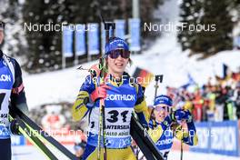 21.01.2023, Antholz, Italy (ITA): Anna Magnusson (SWE) - IBU World Cup Biathlon, pursuit women, Antholz (ITA). www.nordicfocus.com. © Manzoni/NordicFocus. Every downloaded picture is fee-liable.