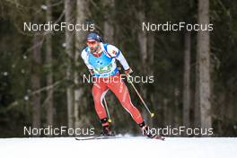 22.01.2023, Antholz, Italy (ITA): Serafin Wiestner (SUI) - IBU World Cup Biathlon, relay men, Antholz (ITA). www.nordicfocus.com. © Manzoni/NordicFocus. Every downloaded picture is fee-liable.