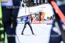 22.01.2023, Antholz, Italy (ITA): Roman Rees (GER) - IBU World Cup Biathlon, relay men, Antholz (ITA). www.nordicfocus.com. © Manzoni/NordicFocus. Every downloaded picture is fee-liable.