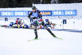 22.01.2023, Antholz, Italy (ITA): Elia Zeni (ITA) - IBU World Cup Biathlon, relay men, Antholz (ITA). www.nordicfocus.com. © Manzoni/NordicFocus. Every downloaded picture is fee-liable.