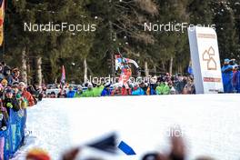 22.01.2023, Antholz, Italy (ITA): Zachary Connelly (CAN) - IBU World Cup Biathlon, relay men, Antholz (ITA). www.nordicfocus.com. © Manzoni/NordicFocus. Every downloaded picture is fee-liable.