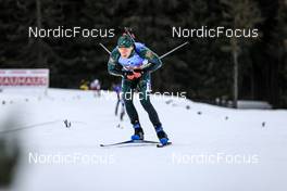 22.01.2023, Antholz, Italy (ITA): Tomas Kaukenas (LTU) - IBU World Cup Biathlon, relay men, Antholz (ITA). www.nordicfocus.com. © Manzoni/NordicFocus. Every downloaded picture is fee-liable.