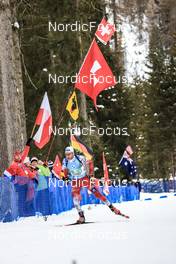 22.01.2023, Antholz, Italy (ITA): Simon Eder (AUT) - IBU World Cup Biathlon, relay men, Antholz (ITA). www.nordicfocus.com. © Manzoni/NordicFocus. Every downloaded picture is fee-liable.