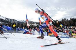 22.01.2023, Antholz, Italy (ITA): Emilien Jacquelin (FRA) - IBU World Cup Biathlon, relay men, Antholz (ITA). www.nordicfocus.com. © Manzoni/NordicFocus. Every downloaded picture is fee-liable.