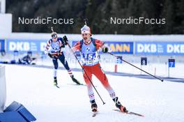 22.01.2023, Antholz, Italy (ITA): Adam Runnalls (CAN) - IBU World Cup Biathlon, relay men, Antholz (ITA). www.nordicfocus.com. © Manzoni/NordicFocus. Every downloaded picture is fee-liable.
