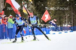 22.01.2023, Antholz, Italy (ITA): Johannes Kuehn (GER) - IBU World Cup Biathlon, relay men, Antholz (ITA). www.nordicfocus.com. © Manzoni/NordicFocus. Every downloaded picture is fee-liable.