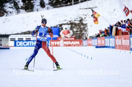 22.01.2023, Antholz, Italy (ITA): Quentin Fillon Maillet (FRA) - IBU World Cup Biathlon, relay men, Antholz (ITA). www.nordicfocus.com. © Manzoni/NordicFocus. Every downloaded picture is fee-liable.