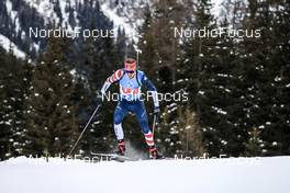 22.01.2023, Antholz, Italy (ITA): Paul Schommer (USA) - IBU World Cup Biathlon, relay men, Antholz (ITA). www.nordicfocus.com. © Manzoni/NordicFocus. Every downloaded picture is fee-liable.