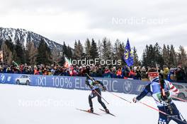 22.01.2023, Antholz, Italy (ITA): Tommaso Giacomel (ITA) - IBU World Cup Biathlon, relay men, Antholz (ITA). www.nordicfocus.com. © Manzoni/NordicFocus. Every downloaded picture is fee-liable.