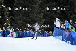 22.01.2023, Antholz, Italy (ITA): Didier Bionaz (ITA) - IBU World Cup Biathlon, relay men, Antholz (ITA). www.nordicfocus.com. © Manzoni/NordicFocus. Every downloaded picture is fee-liable.