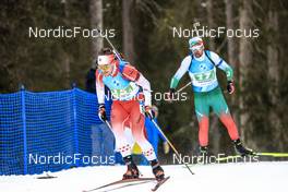 22.01.2023, Antholz, Italy (ITA): Christian Gow (CAN) - IBU World Cup Biathlon, relay men, Antholz (ITA). www.nordicfocus.com. © Manzoni/NordicFocus. Every downloaded picture is fee-liable.