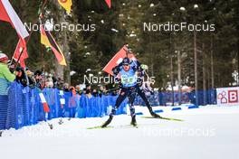 22.01.2023, Antholz, Italy (ITA): Tarjei Boe (NOR) - IBU World Cup Biathlon, relay men, Antholz (ITA). www.nordicfocus.com. © Manzoni/NordicFocus. Every downloaded picture is fee-liable.