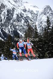 22.01.2023, Antholz, Italy (ITA): Michal Krcmar (CZE), Sebastian Stalder (SUI), (l-r) - IBU World Cup Biathlon, relay men, Antholz (ITA). www.nordicfocus.com. © Manzoni/NordicFocus. Every downloaded picture is fee-liable.