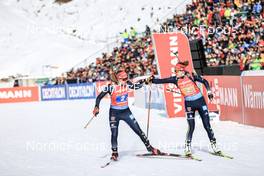22.01.2023, Antholz, Italy (ITA): Hanna Kebinger (GER), Janina Hettich-Walz (GER), (l-r) - IBU World Cup Biathlon, relay women, Antholz (ITA). www.nordicfocus.com. © Manzoni/NordicFocus. Every downloaded picture is fee-liable.