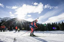 22.01.2023, Antholz, Italy (ITA): Maria Remenova (SVK) - IBU World Cup Biathlon, relay women, Antholz (ITA). www.nordicfocus.com. © Manzoni/NordicFocus. Every downloaded picture is fee-liable.