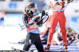22.01.2023, Antholz, Italy (ITA): Hannah Auchentaller (ITA) - IBU World Cup Biathlon, relay women, Antholz (ITA). www.nordicfocus.com. © Manzoni/NordicFocus. Every downloaded picture is fee-liable.