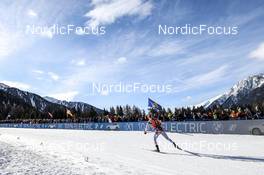 22.01.2023, Antholz, Italy (ITA): Elisa Gasparin (SUI) - IBU World Cup Biathlon, relay women, Antholz (ITA). www.nordicfocus.com. © Manzoni/NordicFocus. Every downloaded picture is fee-liable.