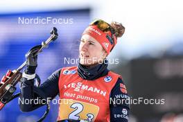 22.01.2023, Antholz, Italy (ITA): Janina Hettich-Walz (GER) - IBU World Cup Biathlon, relay women, Antholz (ITA). www.nordicfocus.com. © Manzoni/NordicFocus. Every downloaded picture is fee-liable.