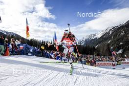 22.01.2023, Antholz, Italy (ITA): Annija Sabule (LAT) - IBU World Cup Biathlon, relay women, Antholz (ITA). www.nordicfocus.com. © Manzoni/NordicFocus. Every downloaded picture is fee-liable.